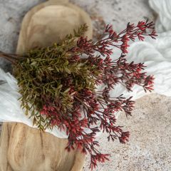 Faux Boxwood Berry Bush Set of 3