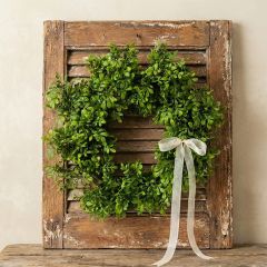 Faux Boxwood Twig Wreath