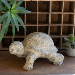 Faux Concrete Turtle Garden Statue