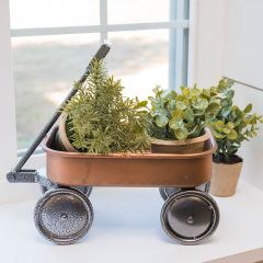 Faux Rosemary In Paper Pot