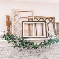 Faux Silver Dollar Eucalyptus Garland