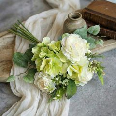 Faux White Floral Hopeful Greetings Bouquet