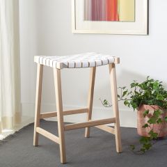 Contemporary Farmhouse Backless Counter Stool