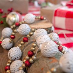 Festive Accents Beaded Holiday Garland