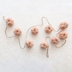 Festive Felt Pumpkin Garland Set of 2