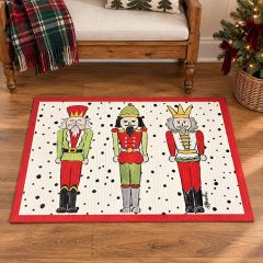 Festive Nutcracker Bamboo Mat