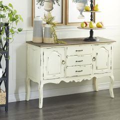 Fir Wood Farmhouse Buffet Cabinet