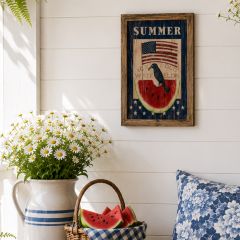 Flag With Crow Summer Wall Art