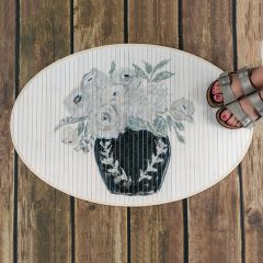 Floral Bamboo Mat