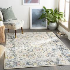 Floral Pattern Farmhouse Area Rug