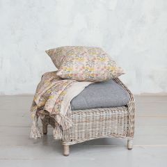 Floral Print Accent Pillow and Throw Collection