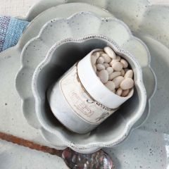 Flower Shaped Stoneware Bowl Set of 2