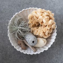 Fluted Stoneware Bowl