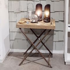 Folding Farmhouse Tray Table