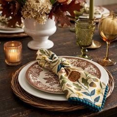 Folk Garden Harvest Kitchen Towel