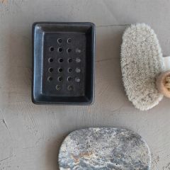 Footed Metal Soap Dish