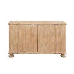 Footed Reclaimed Pine 2 Door Console