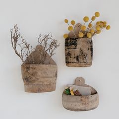 Found Wood Half Pot