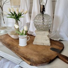 Found Wood Cutting Board With Handle 38 Inch