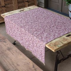 Frayed Edge Nubby Throw Blanket