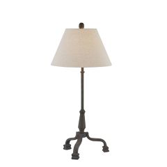 French Farmhouse Tripod Base Table Lamp