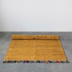 Fringed Woven Jute Rug