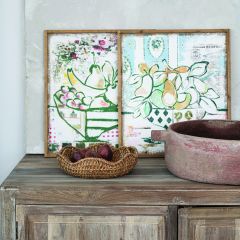 Fruit Bowl Framed Wall Art Set of 2