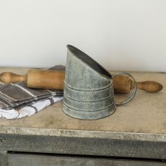 Galvanized Farmhouse Scoop With Handle