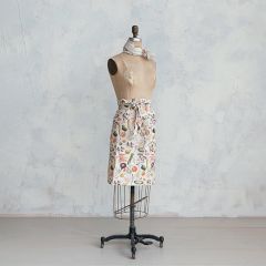 Garden Vegetable Cotton and Linen Apron
