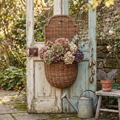 Gathered Grove Rattan Wall Basket