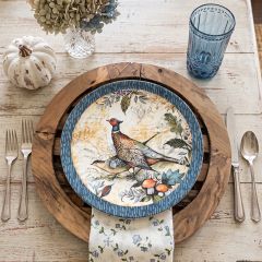 Gathered Harvest Pheasant Dinner Plate