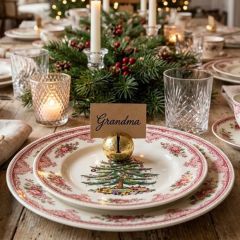 Gathered Table Bell Place Card Holders Set of 6