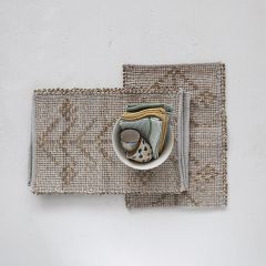 Geometric Woven Seagrass Placemat