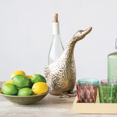 Gilded Duck Bottle Holder