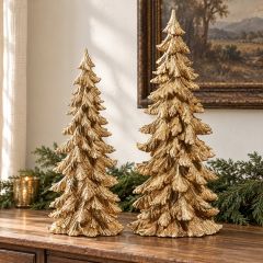 Gilded Forest Holiday Trees Set of 2