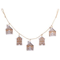 Gingerbread House Christmas Garland