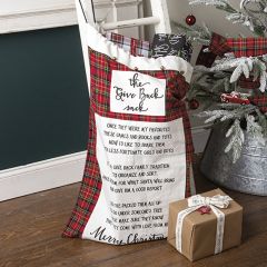 Give Back Cotton Plaid Christmas Sack