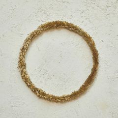 Glass Bead Golden Wreath