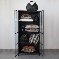 Glass Door Metal Display Cabinet