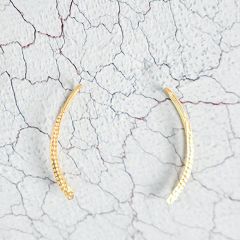Golden Harvest Arched Earrings