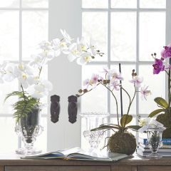 Gorgeous Glass Urn Vase 8 Inch
