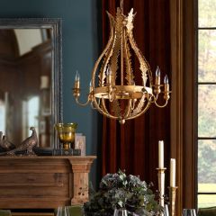 Grand Elegance Antiqued Chandelier