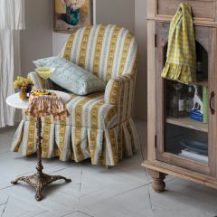 Grand Estate Marble Top Pedestal Side Table