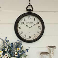 Grand Hotel Pocket Watch Wall Clock