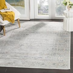 Grand Medallion Antiqued Area Rug