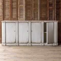 Grandiose Distressed White Sideboard Buffet