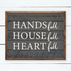 Gray Hands Full House Full Wall Art