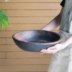 Hand Carved Decorative Wood Bowl