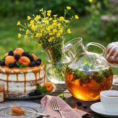 Handcrafted Tilted Pitcher