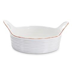 Handled Ceramic Bowl Container
